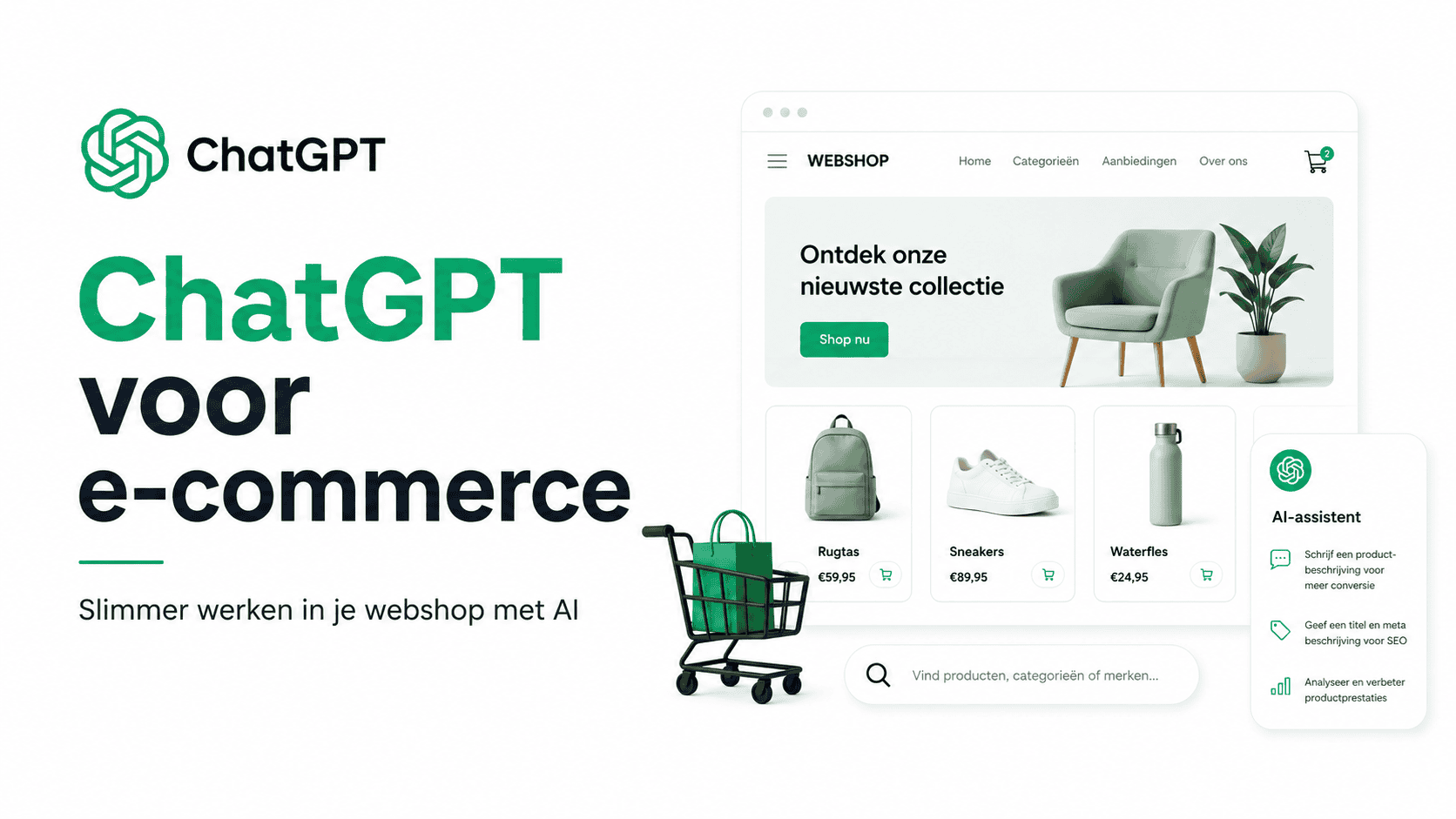 ChatGPT voor e-commerce: slimmer werken en beter vindbaar worden